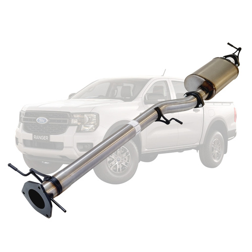 Performance Exhaust for Ford Ranger Next Gen 2022 Onwards 3L V6 TD 3 Inch DPF Back Exhaust