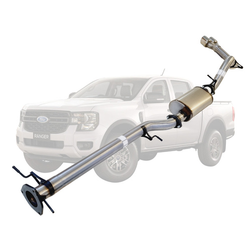 Performance Exhaust for Ford Ranger Next Gen 2022 Onwards 3L V6 TD 3 Inch DPF Back Exhaust