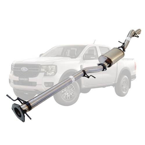 Performance Exhaust for Ford Ranger Next Gen 2022 Onwards 3L V6 TD 3 Inch DPF Back Exhaust