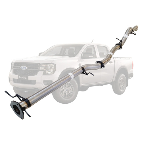 Performance Exhaust for Ford Ranger Next Gen 2022 Onwards 3L V6 TD 3 Inch DPF Back Exhaust