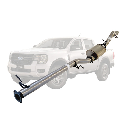 Performance Exhaust for Ford Ranger Next Gen 2022 Onwards 2L BI-Turbo 3 Inch DPF Back Exhaust Not For ADBLUE Models