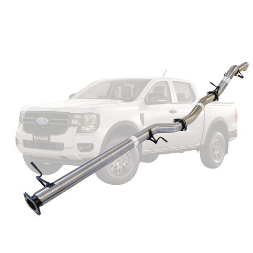 Performance Exhaust for Ford Ranger Next Gen 2022 Onwards 2L BI-Turbo 3 Inch DPF Back Exhaust Not For ADBLUE Models