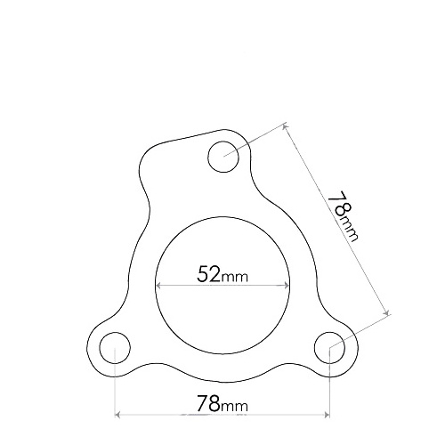 Redback Flange Gasket for various Ford & Mazda vehicles