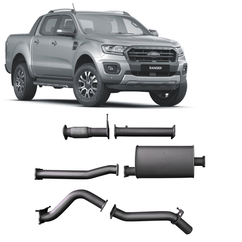 Redback Extreme Duty Exhaust to suit Ford Ranger 2.0L Bi-Turbo (10/2018 - on)