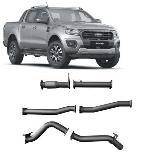 Redback Extreme Duty Exhaust to suit Ford Ranger 2.0L Bi-Turbo (10/2018 - on)