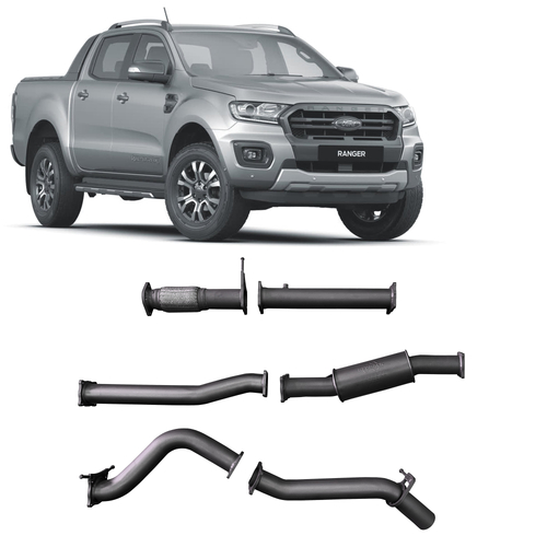 Redback Extreme Duty Exhaust for Ford Ranger 2.0L Bi-Turbo (10/2018 - 05/2022)