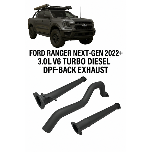 Redback Extreme Duty 3.5" Exhaust for Ford Next Gen Ranger V6 & VW Amarok NF