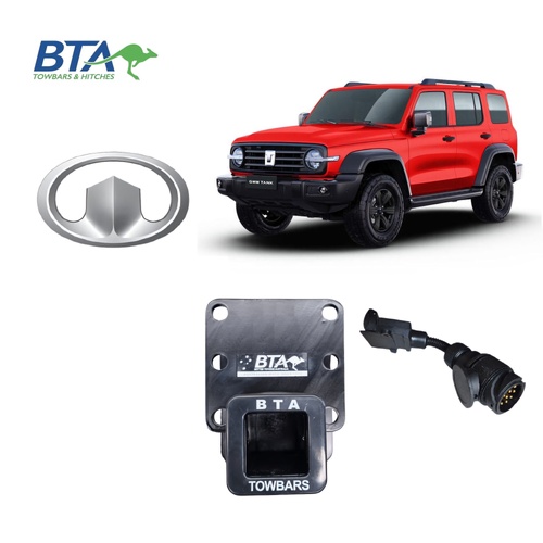 Towbar for TANK 300 GWM with Direct Fit Wiring Adapter 3000KG BTA 