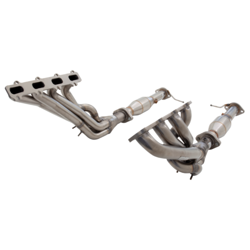 HEADER AND CAT KIT 2-1/2" FALCON BA-BF XR8/GT MATTE FINISH STAINLESS STEEL