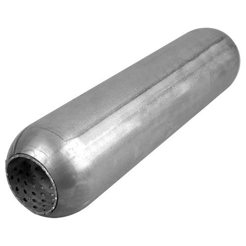 3 1/2" Round, 18" Long, 1 3/4", C/C, Perforated Without Spigots, Mild