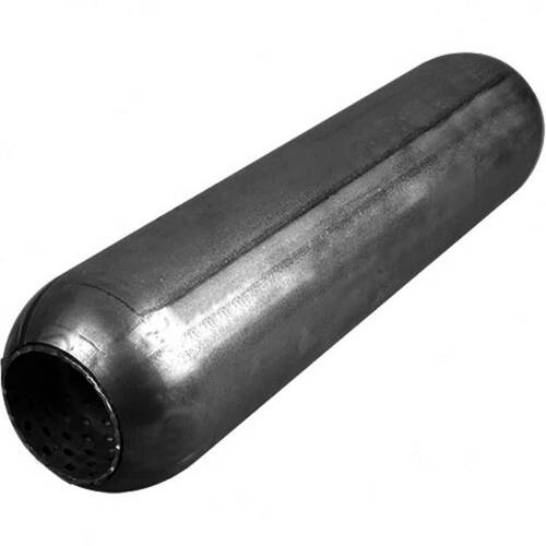 3 1/2" Round, 24" Long, 2", C/C, Perforated Without Spigots, Mild