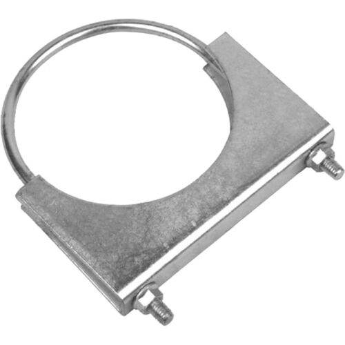 Heavy Duty U-Bolt - ID 100mm (4"), Round bar, Plated
