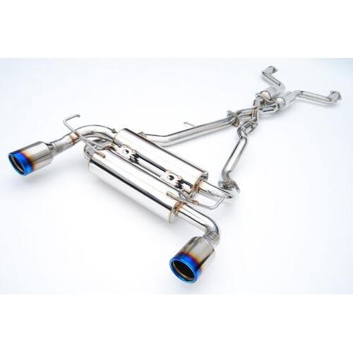 Invidia Gemini Catback Exhaust w/Ti Rolled Tips - Nissan 350Z Z33 02-09