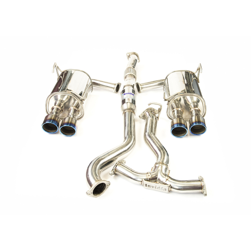 Invidia Q300 Cat Back Exhaust w/Ti Rolled Tips - Subaru WRX/STI 11-20