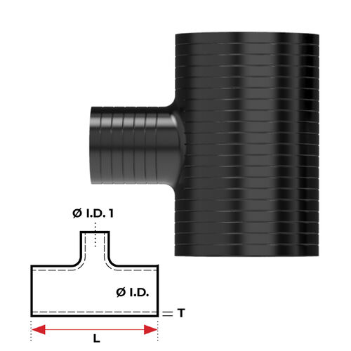 BLACK SILICONE 1 1/2 (38mm)