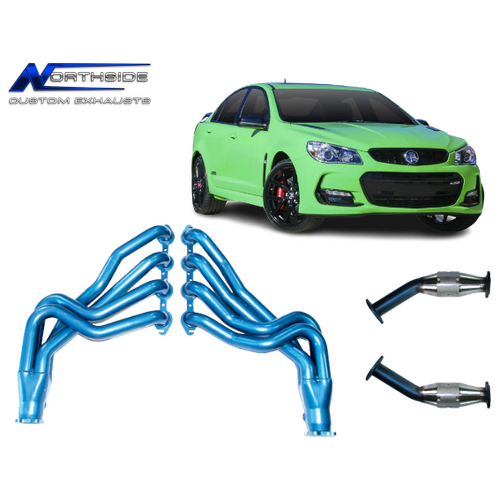 Hurricane Headers 1 3/4" and cats to suit Ve V8 Holden Commodore LS Engine