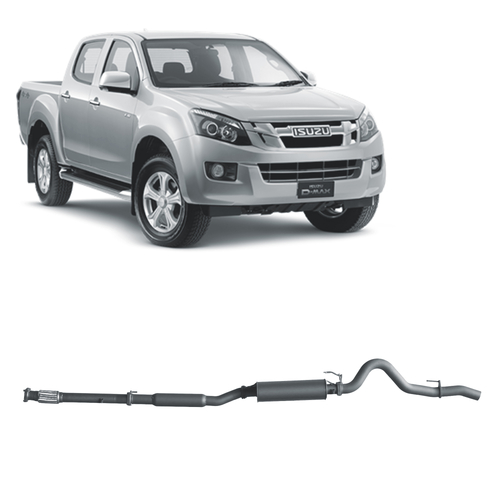 Redback Extreme Duty Exhaust to suit Isuzu D-MAX (02/2017 - 06/2020)