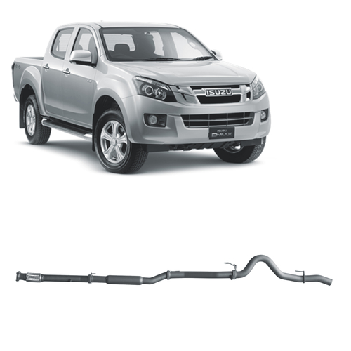 Redback Extreme Duty Exhaust to suit Isuzu D-MAX (02/2017 - 06/2020)
