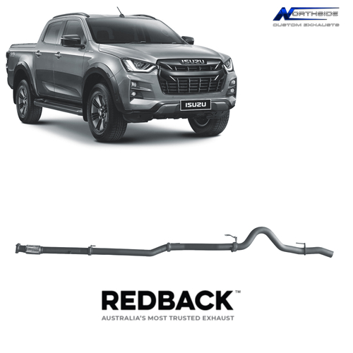 Redback Extreme Duty 3" Stainless Exhaust to suit Isuzu D-MAX (07/2020 - on)