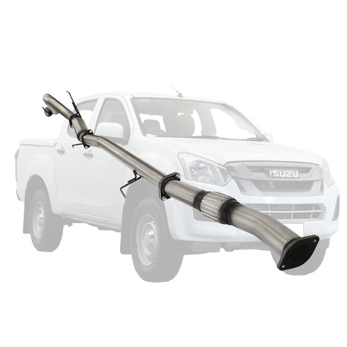 Performance Exhaust for Isuzu D-MAX 2016 Onwards 3L 3 Inch DPF Back Exhaust