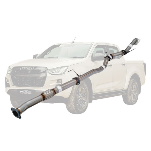 Performance Exhaust for Isuzu D-MAX 2020 Onwards 3L 4JJ3-TCX 3 Inch DPF Back Exhaust