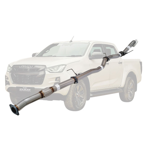Performance Exhaust for Isuzu D-MAX 2020 Onwards 3L 4JJ3-TCX 3 Inch DPF Back Exhaust