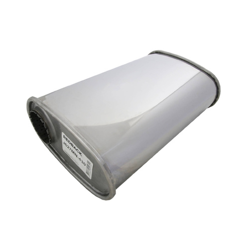 2.25 8" x 4" 14" Long O/C Megaflow Muffler 430  Stainless Steel Redback