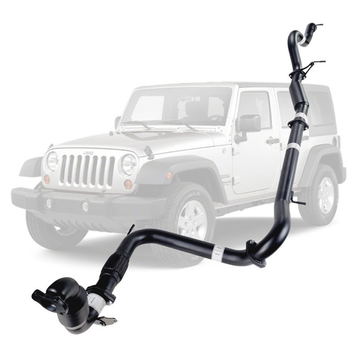 Performance Exhaust for Jeep Wrangler JK 2007-2010 2.8L CRD 3 Inch Turbo Back Exhaust