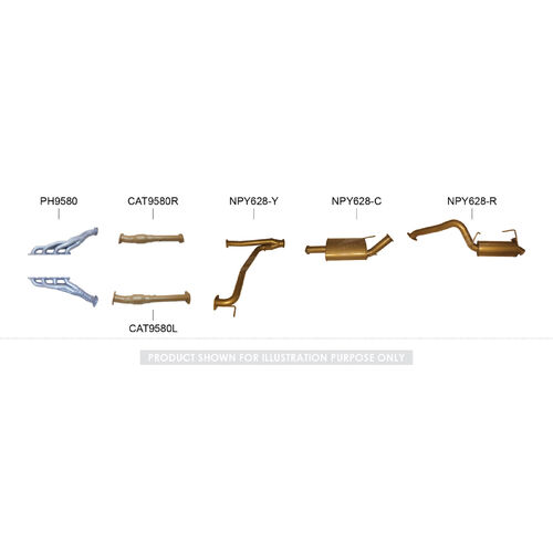 King Brown Performace Exhaust for NISSAN PATROL Y62 Wagon