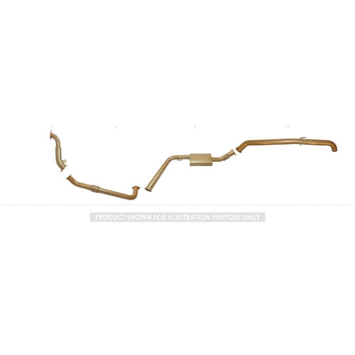 King Brown 4x4 4X4 Performance Exhaust to suit Nissan Navara (07/2005 - 07/2015)