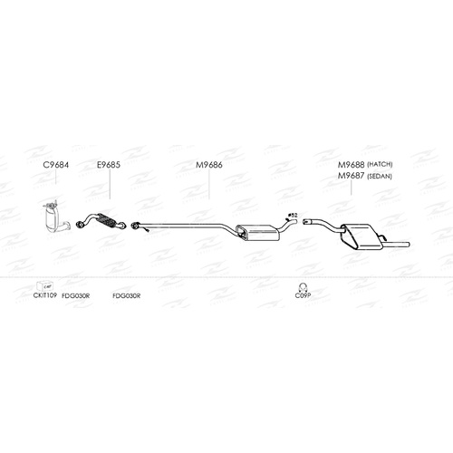 FORD FOCUS LR Sedan 9/2002 to