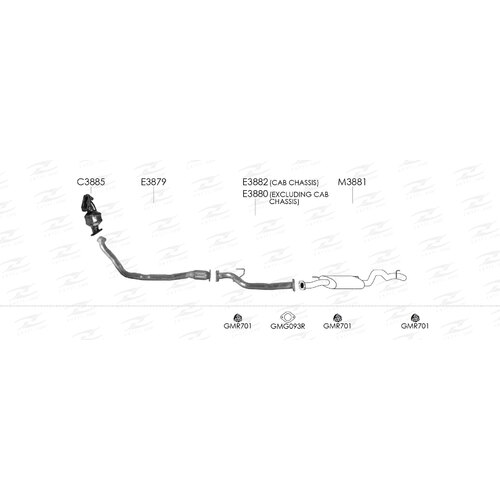 HOLDEN RODEO RA Cab Chassis