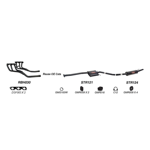 Redback Performance Exhaust System for Holden Commodore (12/2000 - 08/2004)