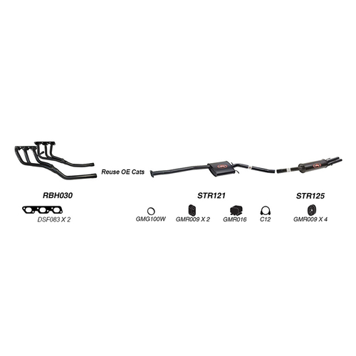 Redback Performance Exhaust System for Holden Commodore (12/2000 - 08/2004)