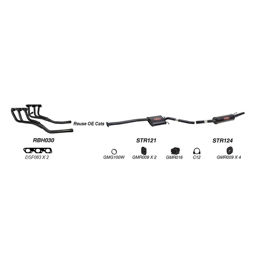 Redback Performance Exhaust System for Holden Commodore (09/1997 - 08/2004)