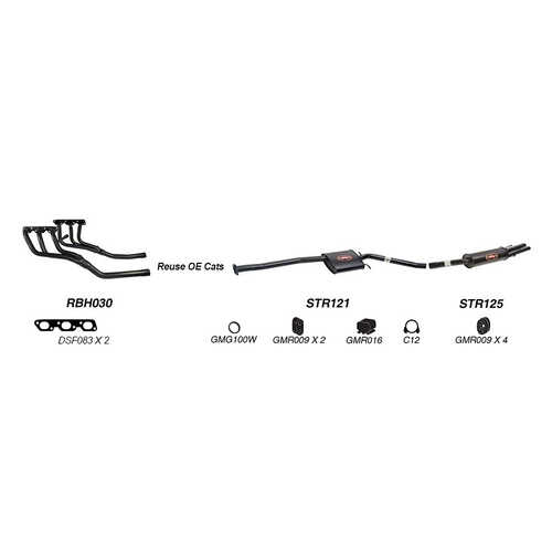 Redback Performance Exhaust System for Holden Statesman (06/1999 - 2004), Caprice (06/1999 - 2004)