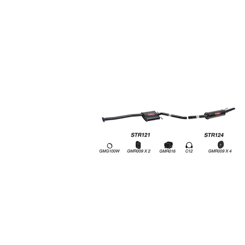 Redback Performance Exhaust System for Holden Commodore (09/1997 - 08/2004), Statesman (09/1997 - 08/2004), Caprice (09/1997 - 08/2004)
