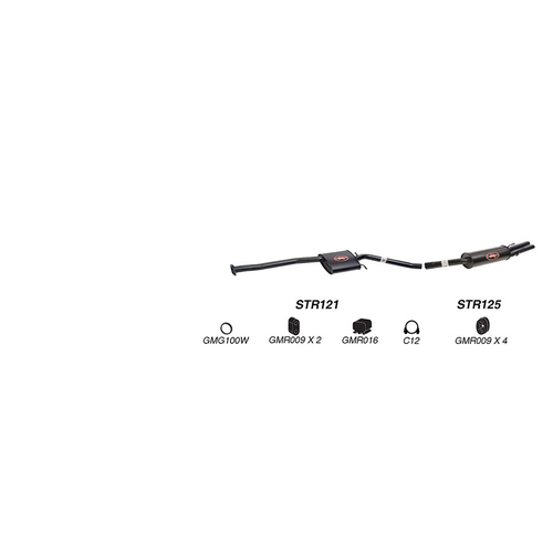 Redback Performance Exhaust System for Holden Commodore (09/1997 - 08/2004), Statesman (09/1997 - 08/2004), Caprice (09/1997 - 08/2004)