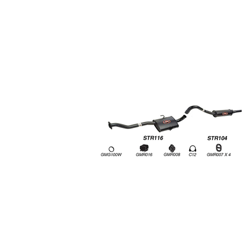 Redback Performance Exhaust System for Holden Calais (04/1995 - 08/1997), Commodore (04/1995 - 08/1997)