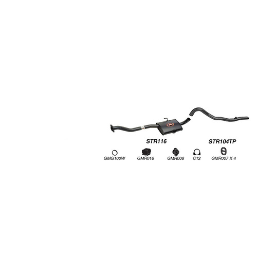 Redback Performance Exhaust System for Holden Commodore (04/1995 - 08/1997), Calais (04/1995 - 08/1997)