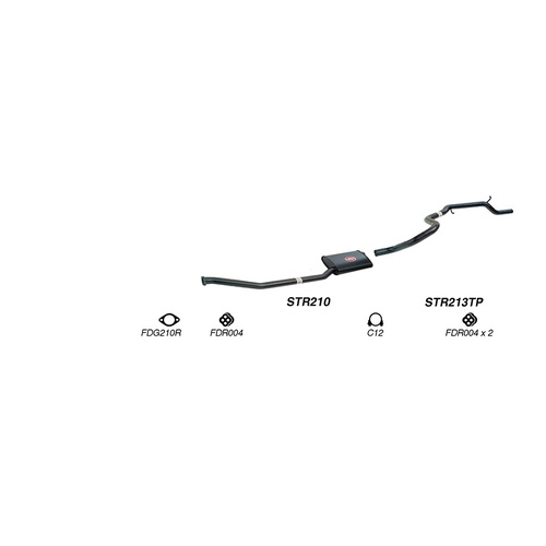 Redback Performance Exhaust System for Ford Falcon (01/1992 - 09/2002), Fairmont (01/1992 - 09/2002)