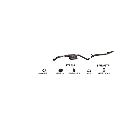 Redback Performance Exhaust System for Holden Calais (09/1991 - 09/1997), Commodore (09/1991 - 09/1997)