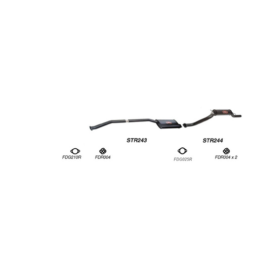 Redback Performance Exhaust System for Ford Falcon (07/1998 - 09/2002)