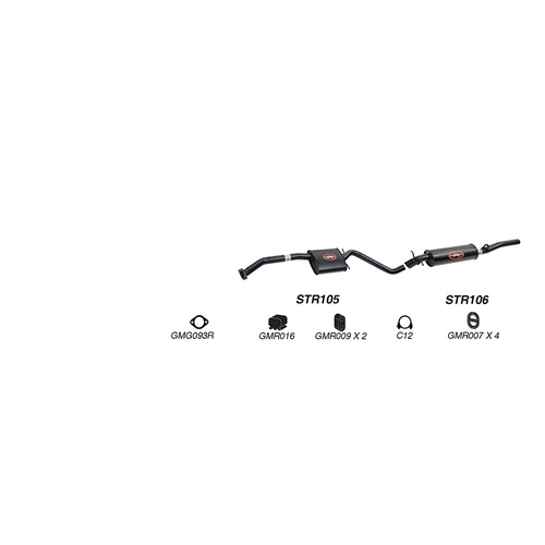 Redback Performance Exhaust System for Holden Commodore (09/1991 - 09/1997), Calais (09/1991 - 09/1997)