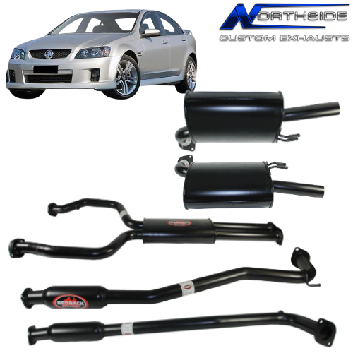 Redback Dual 2.25" Catback Exhaust for Holden Commodore VE SV6 Sedan and Wagon