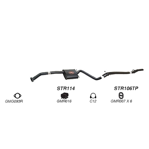 Redback Performance Exhaust System for Holden Caprice (03/1990 - 06/1999), Statesman (03/1990 - 06/1999)