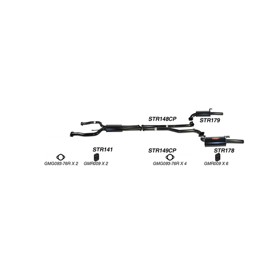 Redback 3" Dual Exhaust for Holden Commodore VE/VF V8 Ute