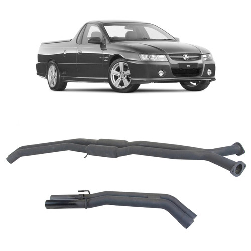 Holden Commodore VT VU VZ V8 Ute and Wagon Twin 2.5" Catback Exhaust with Centre Hotdogs and Rear Muffler Delete(2000 - 2007 )
