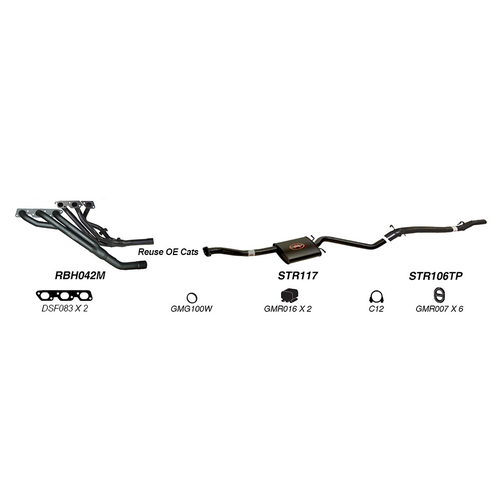 Redback Performance Exhaust System for Holden Commodore (04/1995 - 08/1997), Calais (04/1995 - 08/1997)
