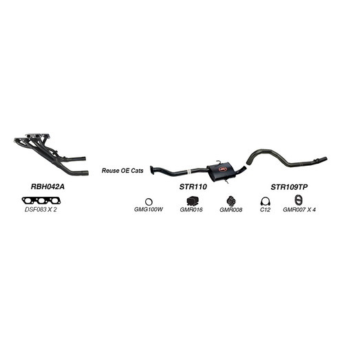 Redback Performance Exhaust System for Holden Commodore (04/1995 - 12/2000)